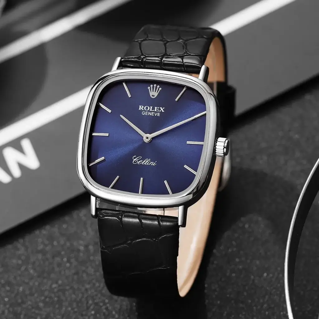 Rolex Cellini 4108 Rectangular 18k 1976