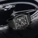 Naviforce NF8052 Luminous Hollow Dial Barrel-shaped Sports Watch
