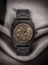 Fossil Machine Automatic Black Stainless Steel Watch