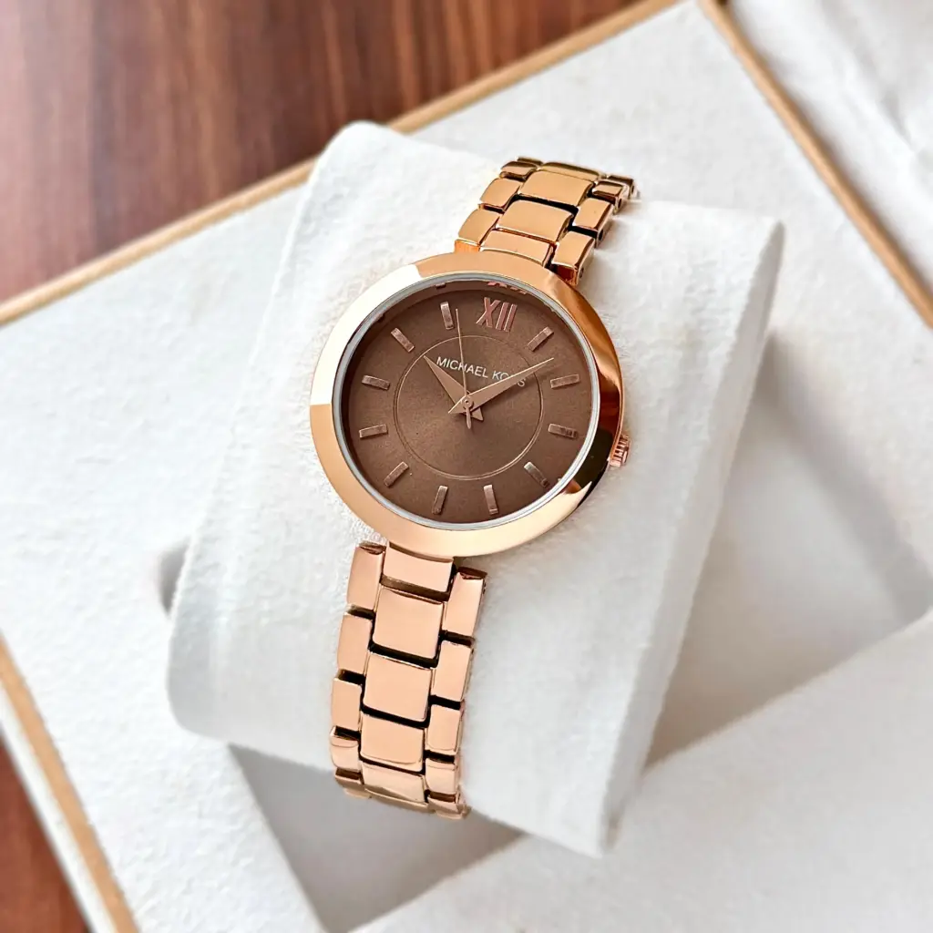 MK Kenly Analog Rose Gold Dial Women's Watch-MK6956