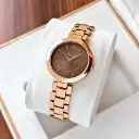 MK Kenly Analog Rose Gold Dial Women's Watch-MK6956