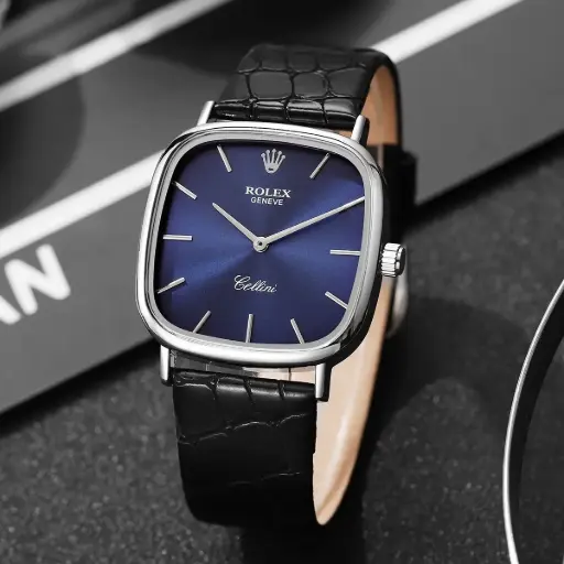 Rolex Cellini 4108 Rectangular 18k 1976